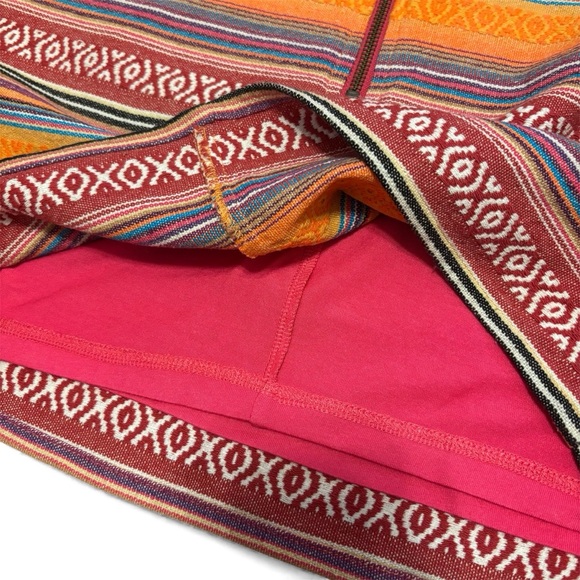 Ladakh Multicolor Striped Mini Skirt - Picture 6 of 9